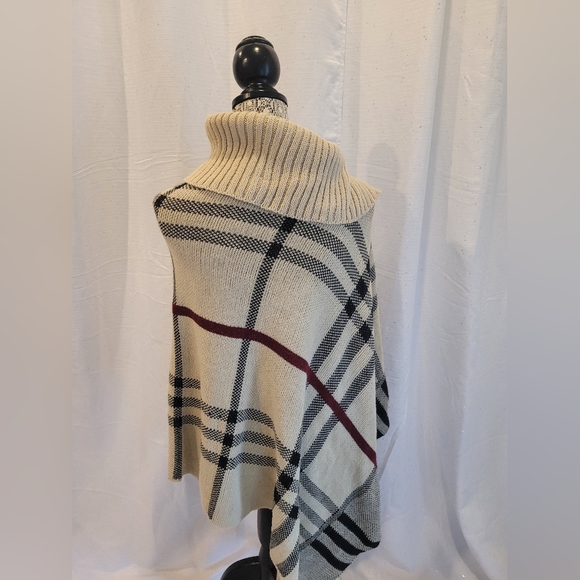 One Size S-XL Pullover knitted Ponch Style - Picture 2 of 7